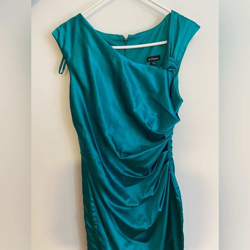 Le Chateau Teal Dress